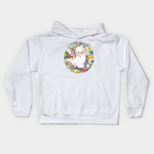 Little sleeping rabbit Kids Hoodie